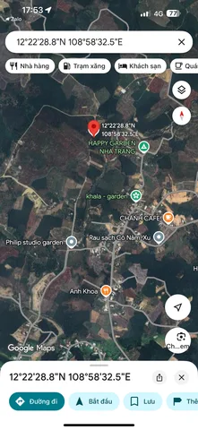 Đất trồng cây lâu năm.Diện tích 1293,8m