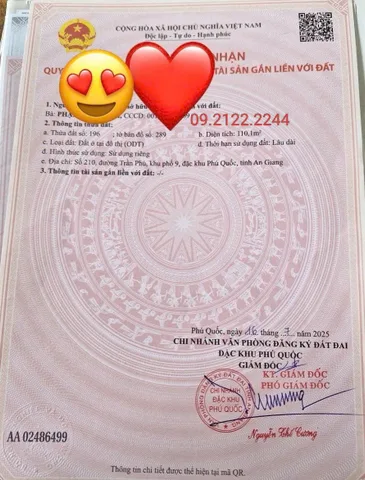 Bán nhà 110.1m² ngang 5.7m Trần Phú giá 11 tỷ tại Đường Trần Phú Đặc khu Phú Quốc