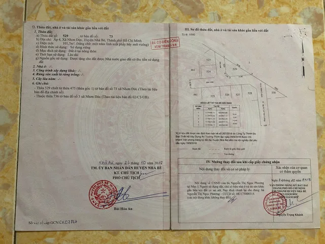 Bán Đất 100.7m2 có sẵn 100.7 m2 thổ cư giá 3.1 tỷ tại 1986 đường Lê Văn lương Xã Nhơn Đức Huyện Nhà Bè TP. Hồ Chí Minh