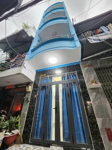 BÁN NHÀ HẺM 372 TÙNG THIỆN VƯƠNG, P12, QUẬN 8, 4 TẦNG, 30M2