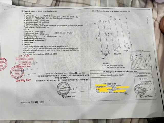 Bán Nhà Mặt Tiền 597 Nguyễn Trãi, Phường 7, Quận 5