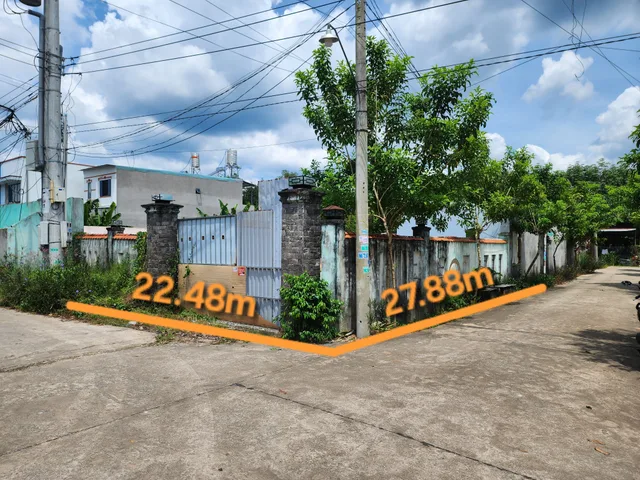 Bán đất 624.2m² ngang 22.5m giá 4.5 tỷ Phường Chánh Phú Hòa