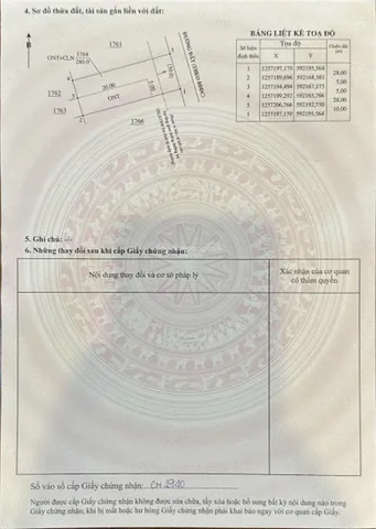 Bán đất 281.7m² ngang 10m giá 1.38 tỷ Xã Trừ Văn Thố kế bên đường Hồ Chí Minh.