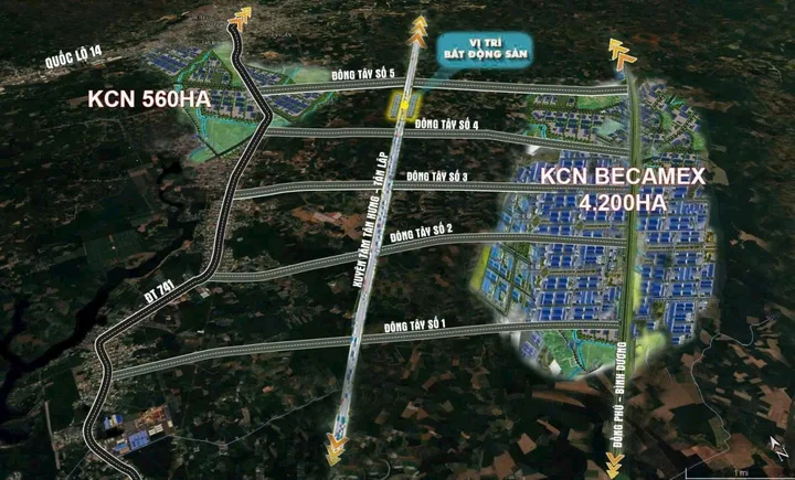 CÒN 2 LÔ CUỐI CÙNG – MẶT TIỀN XUYÊN TÂM 32M, GẦN KCN ĐÔNG NAM ĐỒNG PHÚ 4200HA GIÁ CHỈ 6XX TRIỆU!
