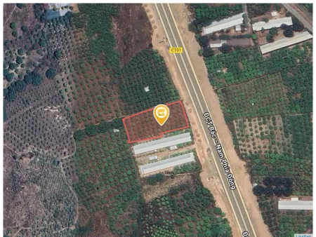 Bán đất 3495.1m² ngang 31m giá 3 tỷ Xã Cam Lâm