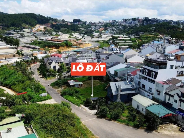 Bán Đất Biệt Thự Đà Lạt, An Sơn 315m2, View siêu đẹp, 15,7 tỷ(TLCC) Ngang 12m Dài 27m