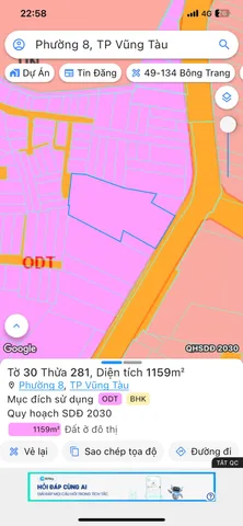 Bán đất 1160m² giá 76 tỷ Phường Tam Thắng