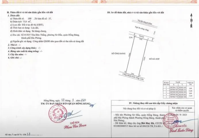 🏠 BÁN ĐẤT TẶNG NHÀ 2 TẦNG CŨ – TUYẾN 2 ĐƯỜNG TÔN ĐỨC THẮNG, HỒNG BÀNG, HẢI PHÒNG