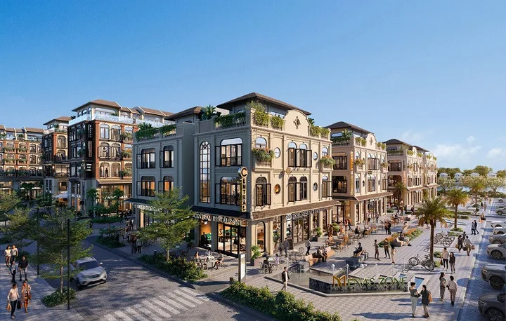 DỰ ÁN MENAS ZONE VỸ DẠ (Tuyến phố An Cựu - Căn shophouse OLK3-08)
