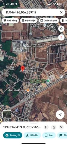 Đất Định Hoà sát bên Khu TĐC Định Hoà (phường Chánh Hiệp-TP.HCM) đường oto gần ĐH Quốc Tế Miền Đông,trung tâm TP.Mới vị trí đẹp giá êm