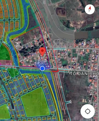 Bán đất 97,6m² gần Vinhomes, gần Tái định cư đường sắt ngang 4,5m giá 2.1 tỷ ngõ đường Hải Phong