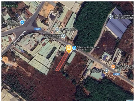 Bán đất 911.3m² ngang 10,5m giá 10.5 tỷ Phường Tân Hiệp ngay ngã tư bà chi.
