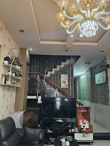 ⭐️ Nhà Vuông Mặt tiền SHR 3 tầng Đ.12m 152m2 – Vườn Lài Quận 12