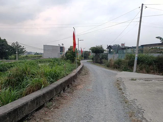 Bán đất đẹp mặt tiền Kênh Nhà Vuông, xã Bình Mỹ, Củ Chi , không gian mát lành, tiềm năng tăng giá mạnh