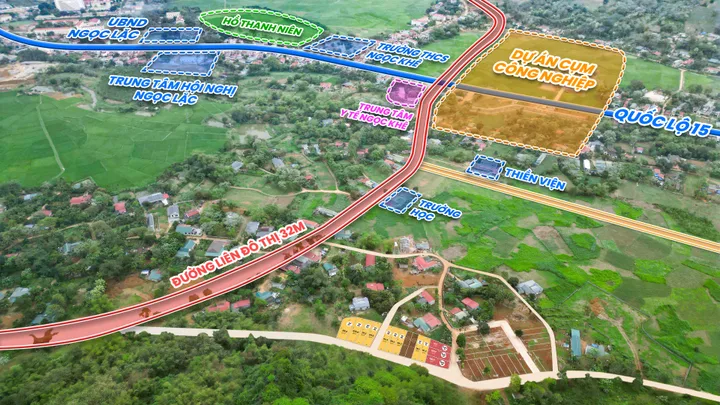 Bán đất 100m² ngang 20m giá 357.98 triệu Xã Ngọc Lặc
