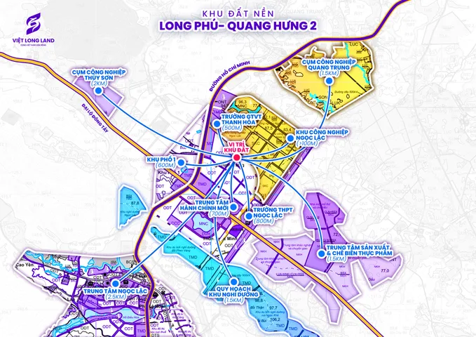 Bán đất 81.7m² ngang 16.34m giá 449.35 triệu Xã Ngọc Lặc