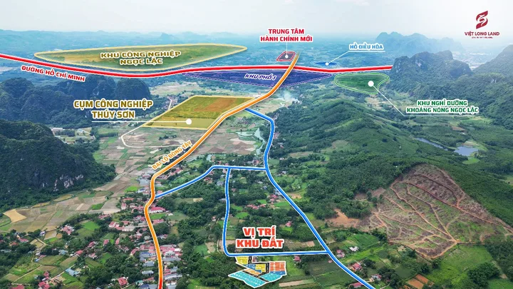 Bán đất 120m² ngang 24m giá 148.2 triệu Xã Ngọc Lặc