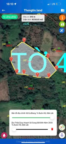 Bán đất 6214.3m² giá 689 triệu Xã Ea Drông