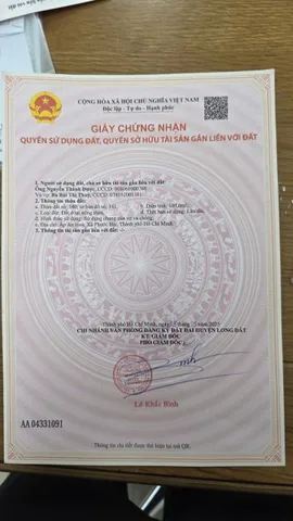 BÀ CHỊ KẸT TIỀN BÁN LỖ LÔ DT 140m2 NGANG 7m FULL THỔ CƯ - SỔ RIÊNG - GIÁ CHỈ 11Tr/m2