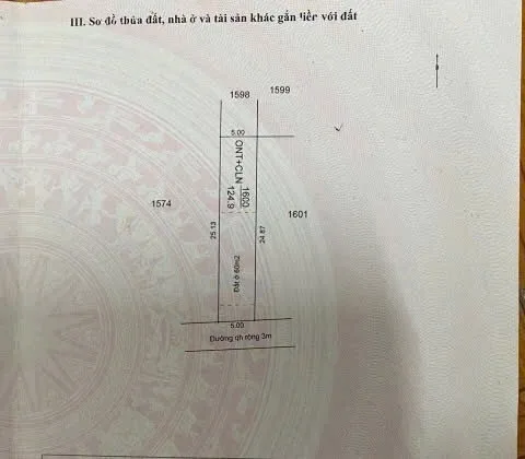 1/ đường 10/3, cách 30m, 5x25 thổ cư bán 1tỷ730/lô. Có 2 lô liền kề