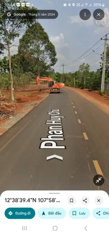 Bán đất 500.2m² ngang 20m giá 5 tỷ Xã Hòa Phú, 2 mặt tiền trước sau, thổ cư 104m2