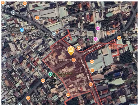 Bán nhà 618m² giá 37 tỷ Phường Thủ Dầu Một