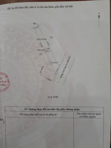 Bán đất 183m² giá 4.5 tỷ Phường Tân Khánh