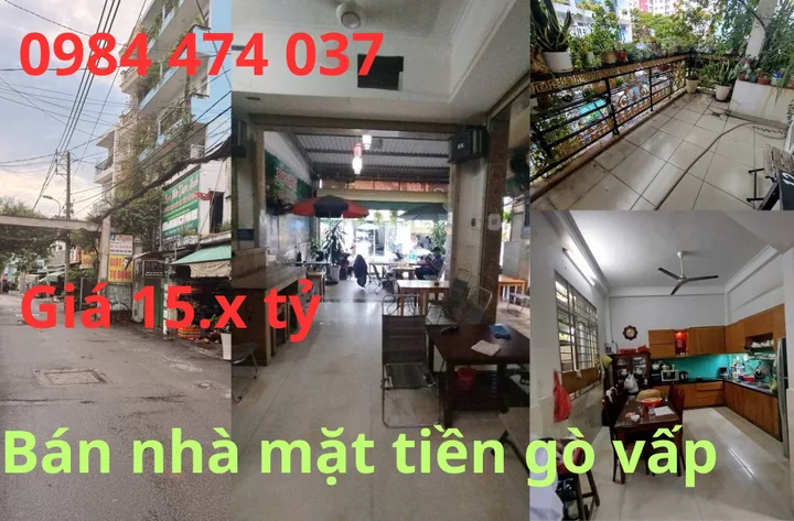 Bán Nhà Mặt Tiền Đường Số 5 Phường 17 Gò Vấp – 5.5×21m