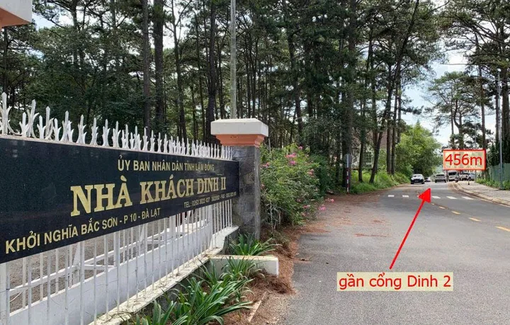 Bán Đất xây khách sạn / Biệt thự vip, mặt tiền đường Khởi Nghĩa Bắc Sơn, gần Dinh 2 vua Bảo Đại