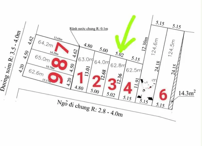Bán 62.8 m Hợp Thành ngõ ô tô ngay chợ Hợp Thành và trường học . L/h:076.231.9990 e Thúy