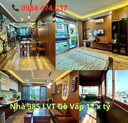 Bán nhà hẻm xe tải 385 Lê Văn Thọ Gò Vấp, diện tích 4x21m, 7PN, thang máy, nội thất cao cấp, nhà mới đẹp lung linh, pháp lý chuẩn, giá chỉ 12 tỷ nhỉnh, công chứng ngay.