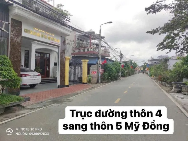 Bán 66 m Mỹ Đồng , cách đường thôn trải nhựa 50m 
Giá 550tr. L/h:076.231.9990 e Thúy