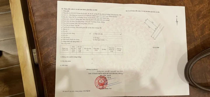 Bán nhanh lô đất đẹp MBQH121 Hoằng Trung Hoằng Hóa ( gần nhà máy Z111 )