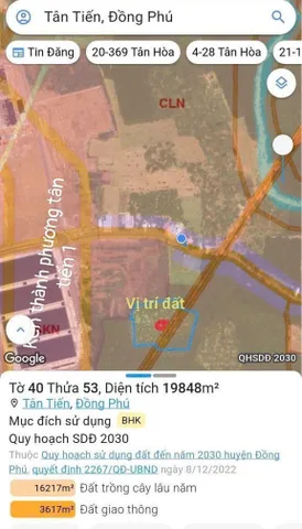 SỞ HỮU ĐẤT NGANG 5 MẶT TIỀN ĐƯỜNG XUYÊN TÂM 32M – NGAY KCN TÂN TIẾN 1,2 HIỆN HỮU