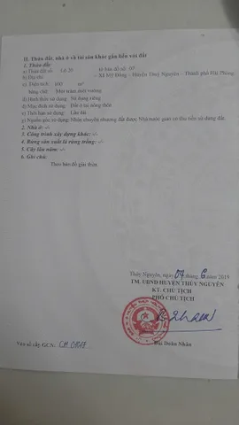 23/11/2025.Bán đất 100m² ngang 5m. đường nhựa 9m. giá 2.75 tỷ Phường Thiên Hương(Mỹ Đồng). liên hệ 0362558882