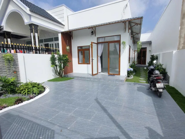Nhà vườn mới ngay chợ Tân Tây - Gò Công Đông, Tiền Giang cũ, 2PN 1WC/ 176 m2 sổ hồng