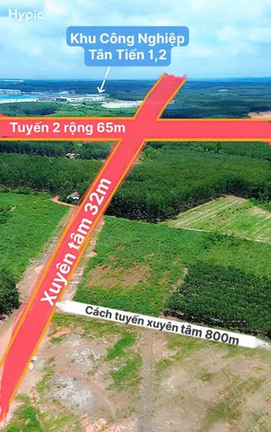 Bán đất sào 1059m² ngang 16m giá 5xx triệu_Vị trí gần tuyến 2 và cách xuyên tâm 800m