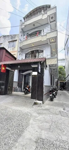 Hẻm 6m Gò Dầu cách MT 5m, 111 m2 nở hậu 7m, 4 tầng 8PN, dòng tiền 22tr/tháng
