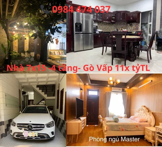 Bán nhà đường số 53 Phường 14 Gò Vấp, diện tích 90m², 3 lầu, gara ô tô, thiết kế hiện đại, hẻm xe hơi 7M