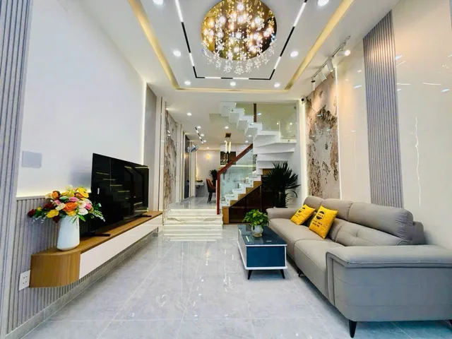 Bán Gấp Nhà Phố 4 Tầng Mới  Full Nội Thất Mặt Tiền Đường Số 1 Phường 13 Gò Vấp