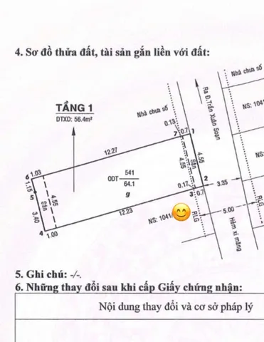 đất thổ cư cạnh Him Lam, Lotte Mart; 4,55x14m xây dựng 5 tầng; không quy hoạch; 6,03 tỷ