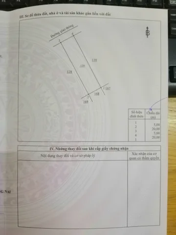 Bán đất 100m² ngang 5m giá 1.55 tỷ Xã Long Thành