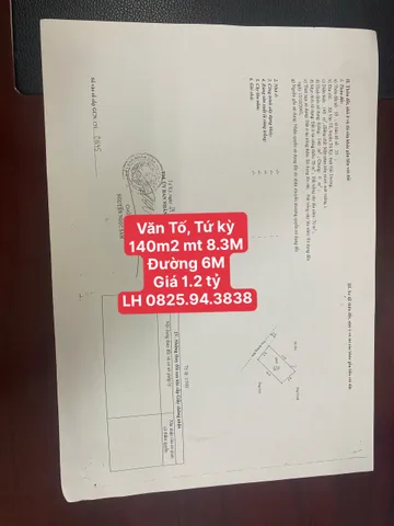 Bán Đất Văn Tố – Cách Quốc Lộ 391 Chỉ 900m – Đường 6m – Giá Siêu Rẻ!