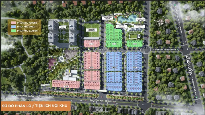 Bán đất 106.6m² ngang 56m giá 2.35 tỷ Phường An Lộc