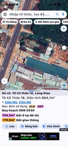 Bán nhà 4360m² ngang 46m giá 85 tỷ Xã Cẩm Mỹ