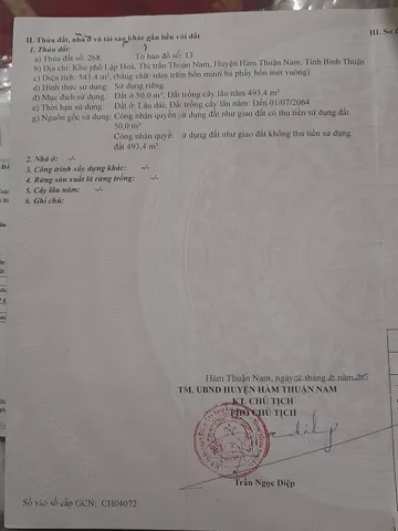 Bán đất có thổ cư giá ngộp