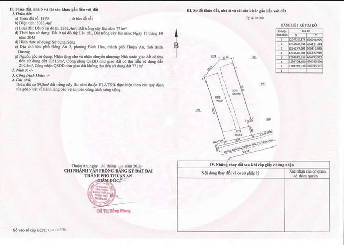 Bán nhà 3125.6m² giá 91 tỷ Phường Bình Hòa