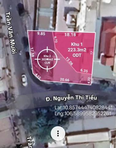Bán đất 525.8m² ngang 25m giá 24 tỷ Xã Bà Điểm