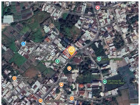 NHÀ MẶT TIỀN ĐƯỜNG 8M TRẦN THỊ BỐC GẦN CHỢ HÓC MÔN- KINH DOANH ĐA NGÀNH NGHỀ - NGANG LỚN 5.1MX28M -DTCN 140M2- GIÁ 7 TỶ NHỈNH