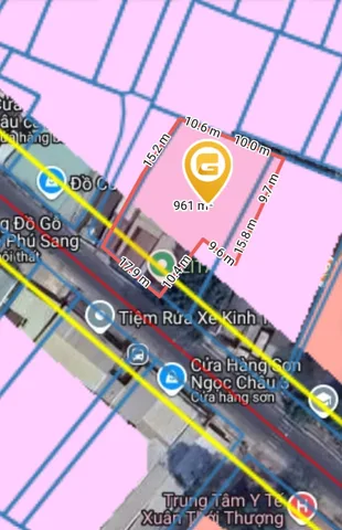 Bán đất 960.8m² ngang 18m giá 40 tỷ Xã Bà Điểm